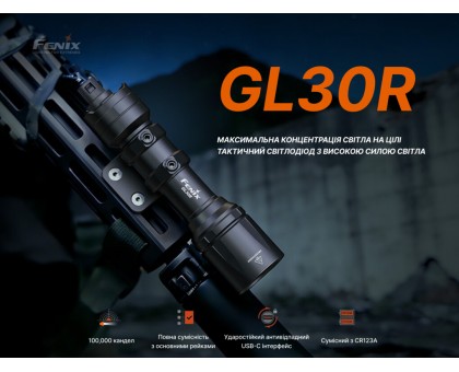 Тактичний ліхтар до пістолета Fenix GL30R
