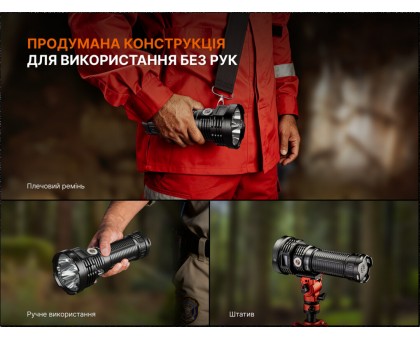 Надпотужний пошуковий ліхтар Fenix LR50R V2.0 (18000 лм, 846 м, 32000 мАг)