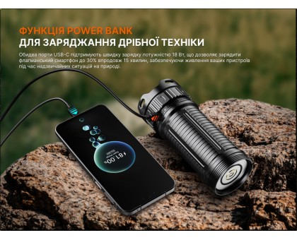 Надпотужний пошуковий ліхтар Fenix LR50R V2.0 (18000 лм, 846 м, 32000 мАг)