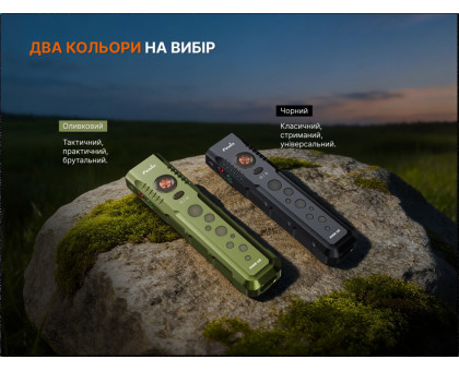 Наключний EDC ліхтар Fenix E08R UE (1600 лм, зелений)