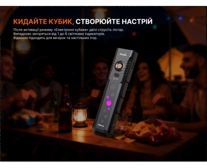 Наключний EDC ліхтар Fenix E08R UE (1600 лм, зелений)