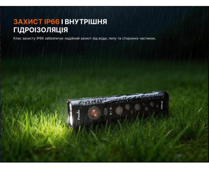 Наключний EDC ліхтар Fenix E08R UE (1600 лм, зелений)