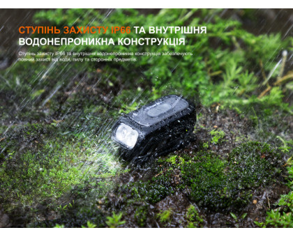 EDC ліхтар з кліпсою Fenix E04R White (300 лм, USB-C)