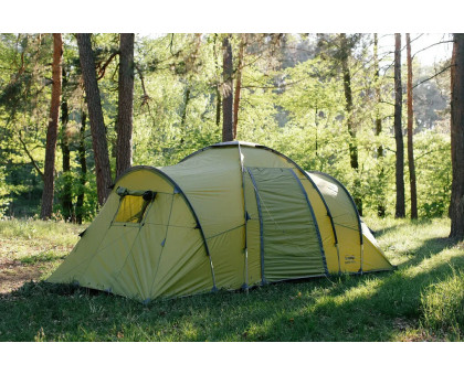 Кемпінговий двокімнатний намет Tramp Brest 6 (V3) UTRT-111-olive