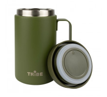 Чашка-термос Tribe Adventure Mug 450 мл Olive (T-FA-0032)