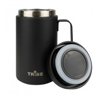 Чашка-термос Tribe Adventure Mug 450 мл Black (T-FA-0032)