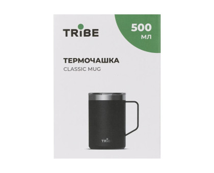 Термочашка Tribe Classic Mug 500 мл Black (T-FA-0033)