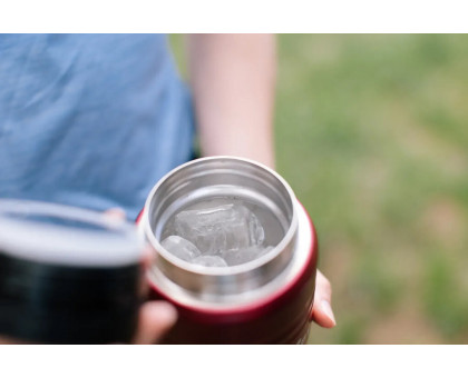 Харчовий термос з ложкою Tribe Food Jar 0.35 л Red (T-DE-0021)