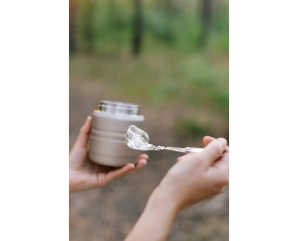 Харчовий термос з ложкою Tribe Food Jar 0.35 л Beige (T-DE-0021)