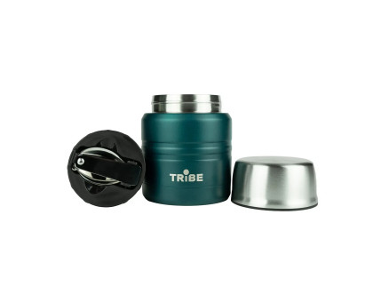Харчовий термос з ложкою Tribe Food Jar 0.35 л Ocean (T-DE-0021)