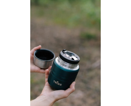 Харчовий термос з ложкою Tribe Food Jar 0.35 л Ocean (T-DE-0021)