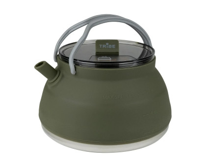 Складаний силіконовий чайник Tribe Collapsible Kettle 1,5 л Olive