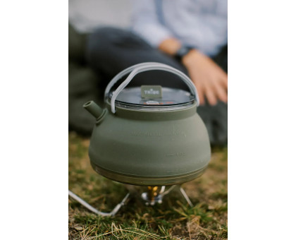 Складаний силіконовий чайник Tribe Collapsible Kettle 1,5 л Olive