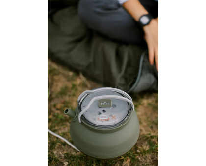 Складаний силіконовий чайник Tribe Collapsible Kettle 1,5 л Olive
