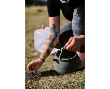 Складаний силіконовий чайник Tribe Collapsible Kettle 1,5 л Olive