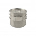 Похідна кружка з кришкою Tribe Camping Cup T-FA-0012-metal 0.6 л