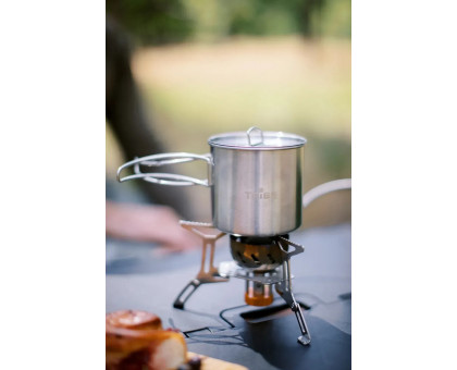 Похідна кружка з кришкою Tribe Camping Cup T-FA-0012-metal 0.6 л