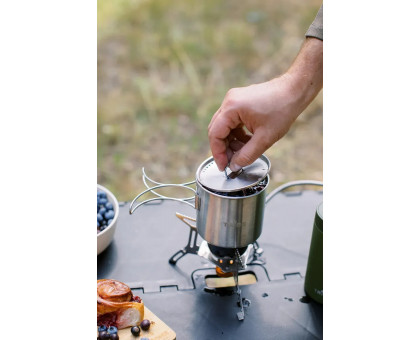 Похідна кружка з кришкою Tribe Camping Cup T-FA-0012-metal 0.6 л