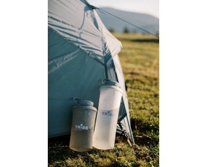 М'яка складна пляшка Tribe Soft Bottle 1 л TPU (T-FE-0023-grey)