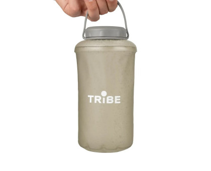 М'яка складна пляшка Tribe Soft Bottle 1 л TPU (T-FE-0023-grey)