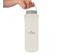 М'яка пляшка для води Tribe Soft Bottle 1,5 л TPU прозора (T-FE-0024-crystal-white)