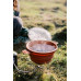 Складана силіконова каструля Tribe Collapsible Pot 2,5 л (T-FF-0025) Коричнева