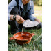 Складана силіконова каструля Tribe Collapsible Pot 2,5 л (T-FF-0025) Коричнева