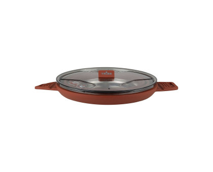 Складана силіконова каструля Tribe Collapsible Pot 2,5 л (T-FF-0025) Коричнева