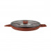 Складана силіконова каструля Tribe Collapsible Pot 2,5 л (T-FF-0025) Коричнева