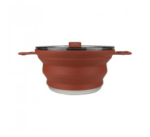 Каструля складана силіконова Tribe Collapsible Pot 2,5 л brown (T-FF-0025)