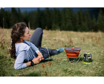 Складана силіконова каструля Tribe Collapsible Pot 2,5 л (T-FF-0025) Коричнева