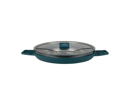 Складана силіконова каструля Tribe Collapsible Pot 2,5 л (T-FF-0025) Синьо-зелена