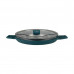 Складана силіконова каструля Tribe Collapsible Pot 2,5 л (T-FF-0025) Синьо-зелена