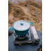 Складана силіконова каструля Tribe Collapsible Pot 2,5 л (T-FF-0025) Синьо-зелена