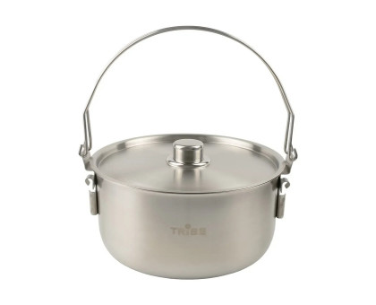 Казанок туристичний з підставкою Tribe Fire Pot 5,4 л (SUS 304)