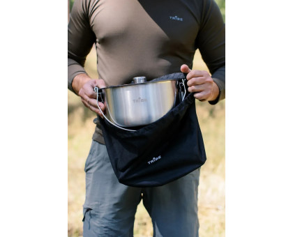 Казанок туристичний з підставкою Tribe Fire Pot 5,4 л (SUS 304)