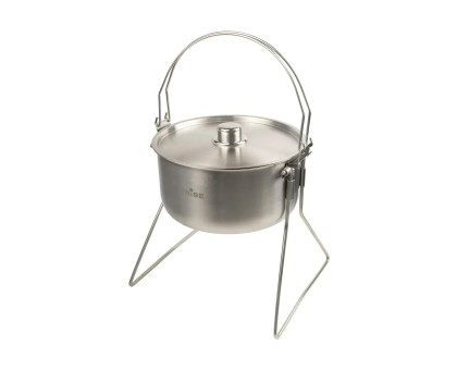 Казанок туристичний з підставкою Tribe Fire Pot 5,4 л (SUS 304)