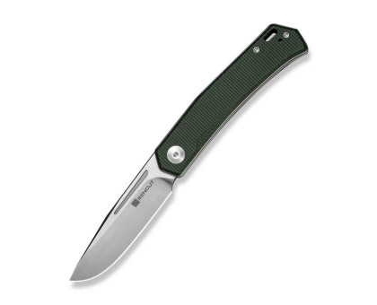 Складаний кишеньковий EDC ніж Sencut Braxx Green (Canvas Micarta, D2, 7.93 см, зелений)