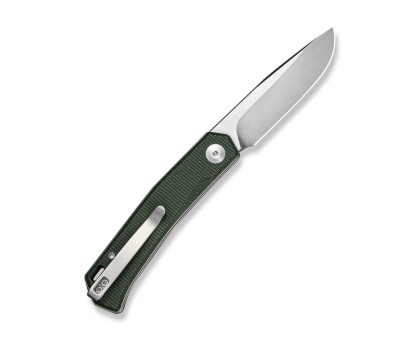 Складаний кишеньковий EDC ніж Sencut Braxx Green (Canvas Micarta, D2, 7.93 см, зелений)