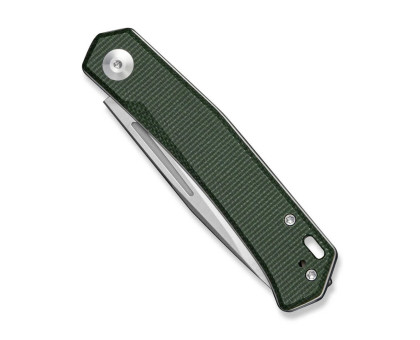 Складаний кишеньковий EDC ніж Sencut Braxx Green (Canvas Micarta, D2, 7.93 см, зелений)