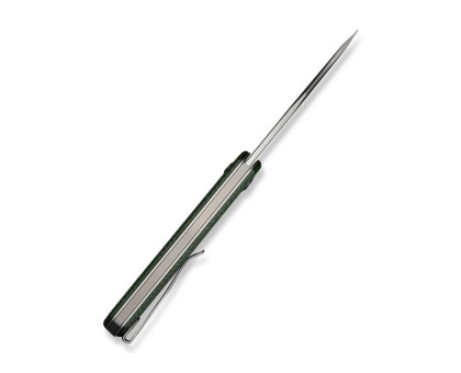 Складаний кишеньковий EDC ніж Sencut Braxx Green (Canvas Micarta, D2, 7.93 см, зелений)