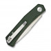 Складаний кишеньковий EDC ніж Sencut Braxx Green (Canvas Micarta, D2, 7.93 см, зелений)