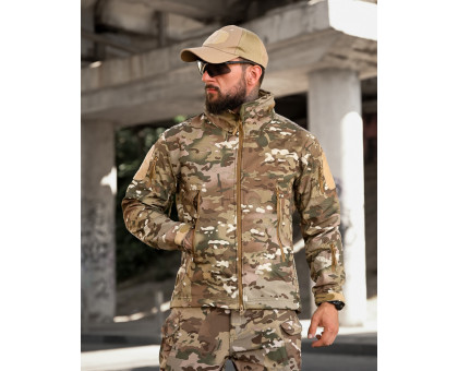 Тактична куртка Armada Softshell Multicam демісезонна