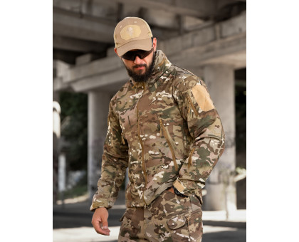 Тактична куртка Armada Softshell Multicam демісезонна