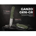 Складаний кишеньковий ніж Ganzo G616-GR (440C, ABS зелений)