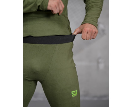 Комплект чоловічої термобілизни 7.62 Base Fleece Olive
