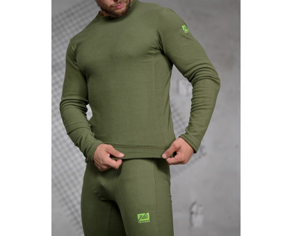 Комплект чоловічої термобілизни 7.62 Base Fleece Olive