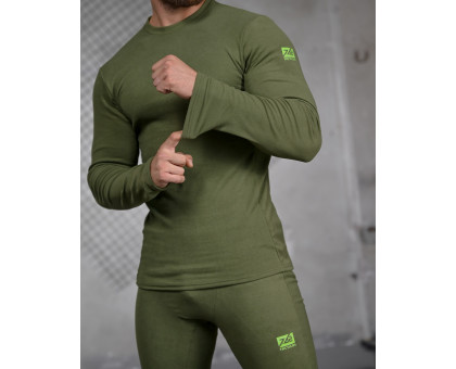 Комплект чоловічої термобілизни 7.62 Base Fleece Olive