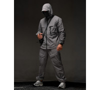 Чоловічий костюм Mantis Aether v.01 Stone Grey (вологостійкий, вітронепродувний, легкий)