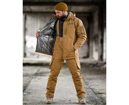 Тактичний зимовий костюм Northern Rip-Stop Coyote (Omni-Heat, Primaloft)